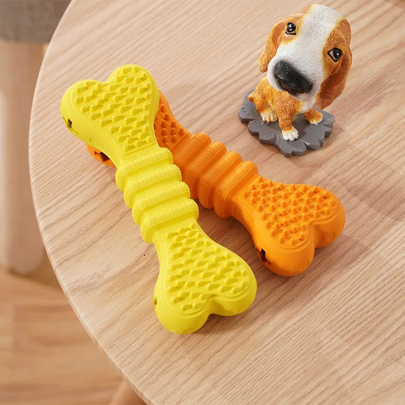 Juguetes para perros limpios dientes de fuga huesos